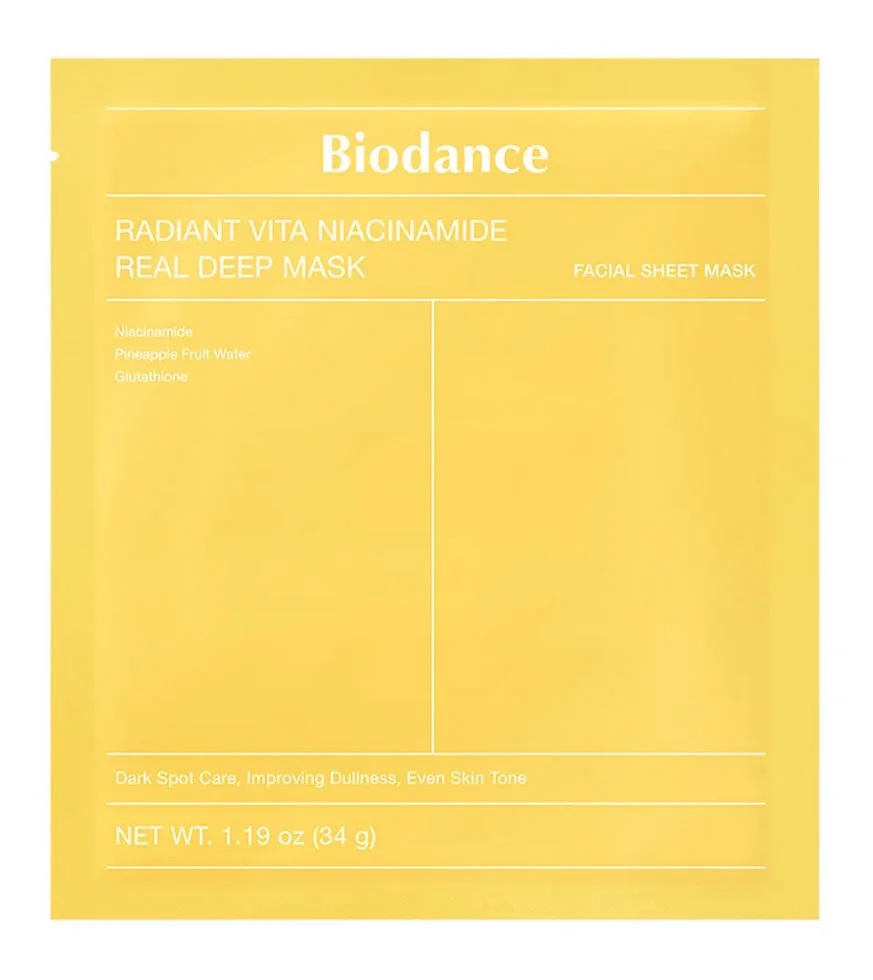 Biodance Radiant Vita Niacinamide Real Deep Mask – 1 stk. v:5341879 Biodance Radiant Vita Niacinamide Real Deep Mask – 1 stk. v:5341879