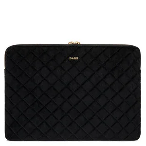DARK Velvet Quilted Mac Cover Black v:4933704 DARK Velvet Quilted Mac Cover Black v:4933704