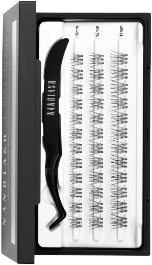 Nanolash DIY eyelash extensions Stick & Go pre-glued lashes Innocent v:4486306