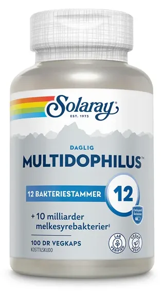 Solaray Multidophilus 12 – Melkesyrebakterier v:9565928 Solaray Multidophilus 12 – Melkesyrebakterier v:9565928