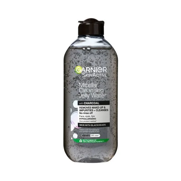 Garnier SkinActive Micellar Cleansing Jelly Water Charcoal Skin With Blackheads 400 ml v:2900338 Garnier SkinActive Micellar Cleansing Jelly Water Charcoal Skin With Blackheads 400 ml v:2900338