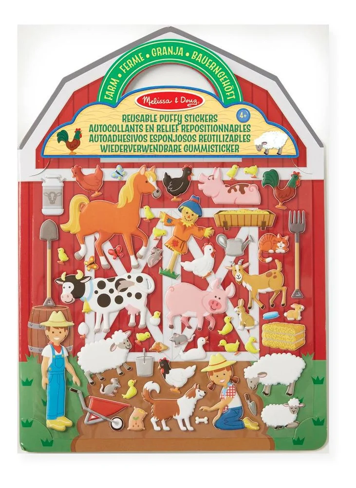 Melissa & Doug Puffy Klistremerker – Bondegård – 1 stk. v:5133935 Melissa & Doug Puffy Klistremerker – Bondegård – 1 stk. v:5133935