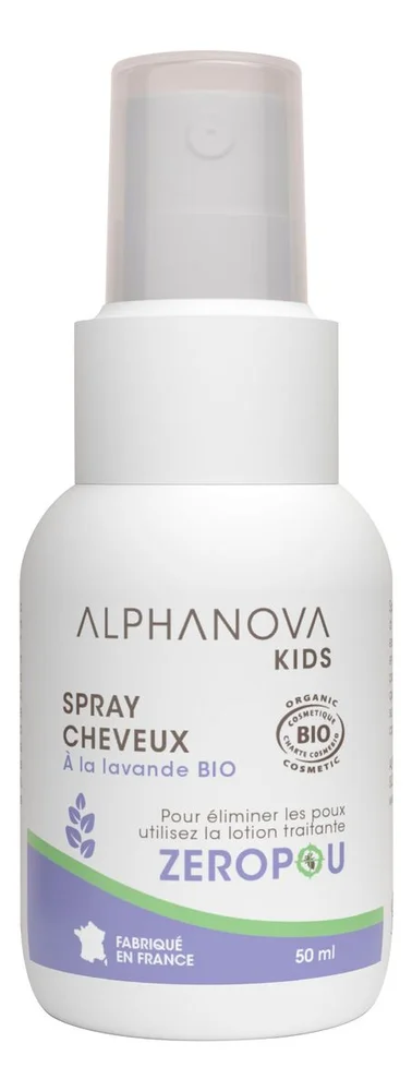 Alphanova Kids Zeropou – Spray mot lus – 50ml v:4890200 Alphanova Kids Zeropou – Spray mot lus – 50ml v:4890200