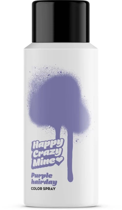 Happy Crazy Mine Color Spray Purple Hairday 100ml v:2303659 Happy Crazy Mine Color Spray Purple Hairday 100ml v:2303659