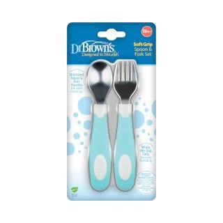 Dr. Brown’s Soft Grip Skje- og Gaffelsett – Barnebestikk v:2916955 Dr. Brown’s Soft Grip Skje- og Gaffelsett – Barnebestikk v:2916955
