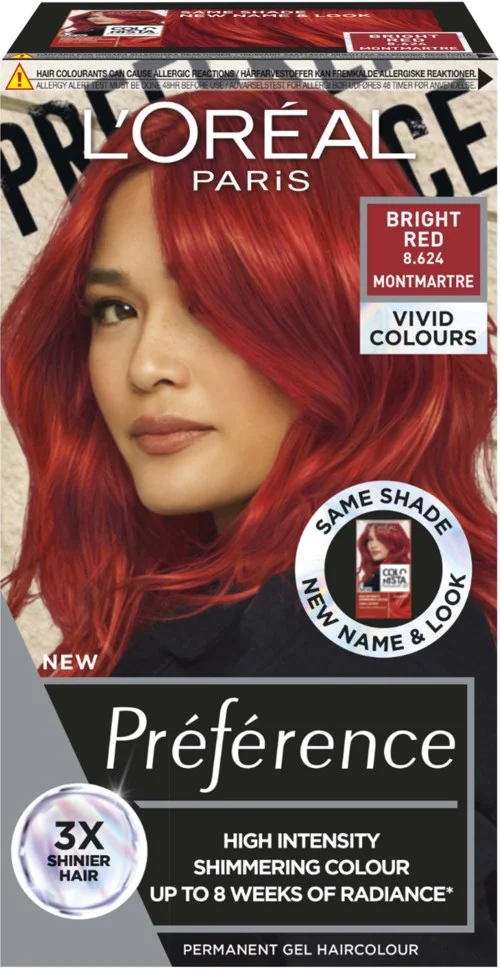 Loreal Paris Préférence Vivids Bright Red 8.624 v:8564703