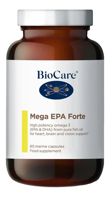 Biocare Mega EPA Forte 60 kapsler – 1 stk. v:2430266 Biocare Mega EPA Forte 60 kapsler – 1 stk. v:2430266