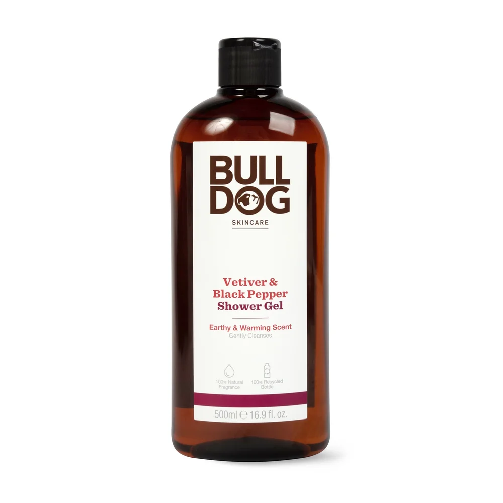 Black Pepper & Vetiver Shower Gel 500 ml – Bulldog v:7072056