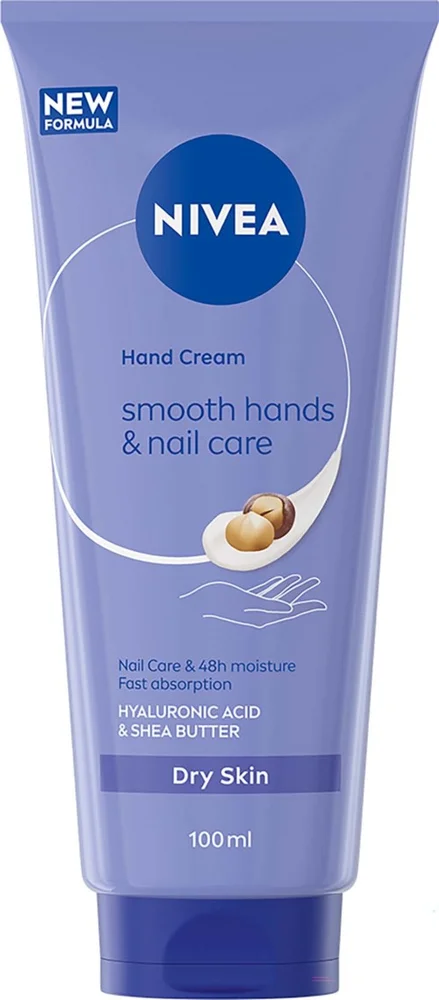 NIVEA Smooth Hands & Nail Care Hand Cream 100 ml v:3584632