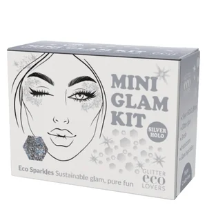 Glitter Eco Lovers Silver HOLO Mini Glam Kit v:2245742