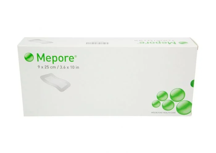 Mepore selvheftende kompress 9×25 cm 30 stk v:9810749