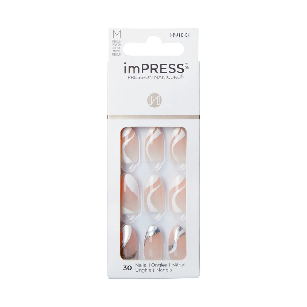 ImPRESS Artificial Nail – On My Mind 30 pcs – Kiss v:7512631
