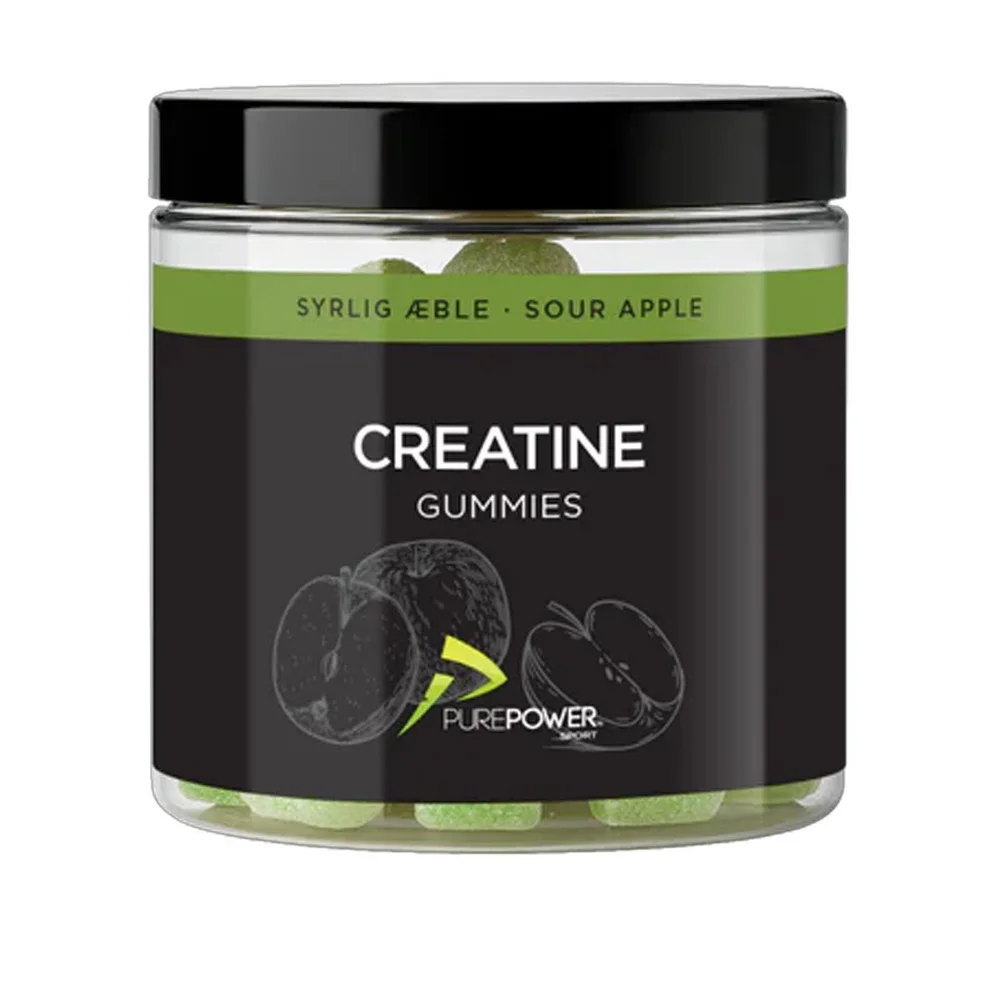 Purepower Creatine Gummies Sour Apple – 60 stk. v:9761378 Purepower Creatine Gummies Sour Apple – 60 stk. v:9761378
