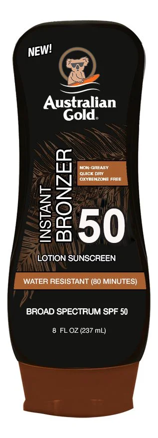 Australian Gold Lotion Sunscreen with bronzer SPF50 – 237 ml. v:6298990 Australian Gold Lotion Sunscreen with bronzer SPF50 – 237 ml. v:6298990