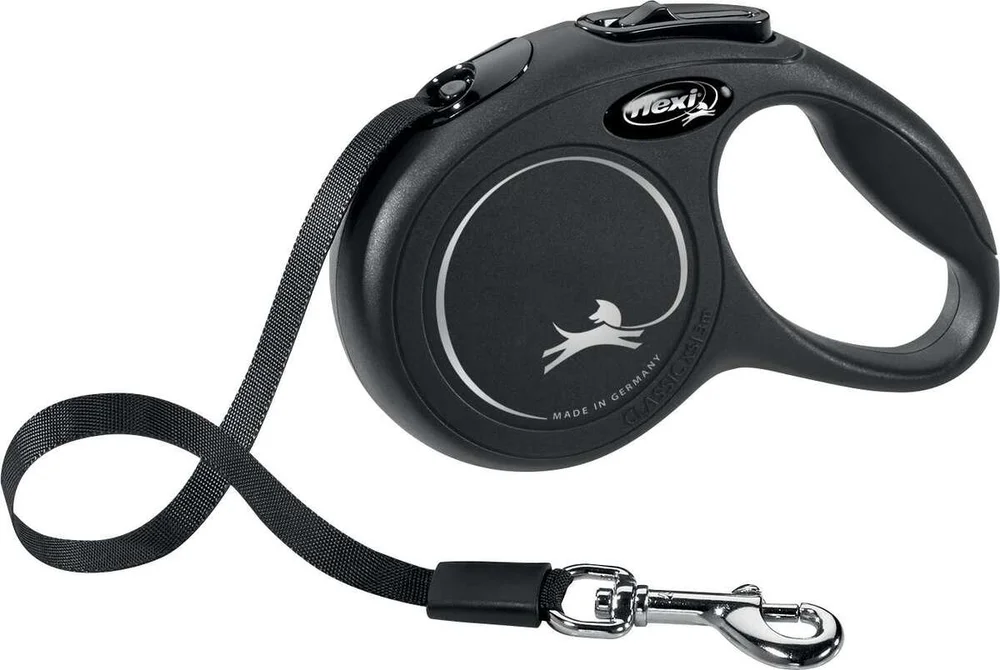 Flexi hundebånd New Classic snor S, 5M, 15KG – sort v:5285716 Flexi hundebånd New Classic snor S, 5M, 15KG – sort v:5285716