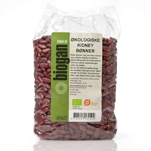 Biogan Kidney bønner Ø – 1 kg v:7457396 Biogan Kidney bønner Ø – 1 kg v:7457396