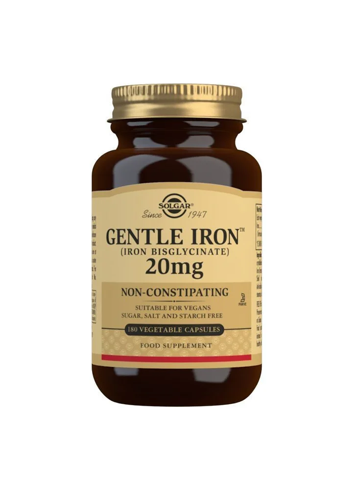 Solgar Gentle Iron 20 mg – 180 kaps. v:7262248 Solgar Gentle Iron 20 mg – 180 kaps. v:7262248