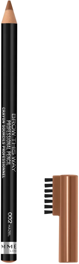 Rimmel Brow This Way Professional Eyebrow Pencil Hazel 002 v:8320660 Rimmel Brow This Way Professional Eyebrow Pencil Hazel 002 v:8320660