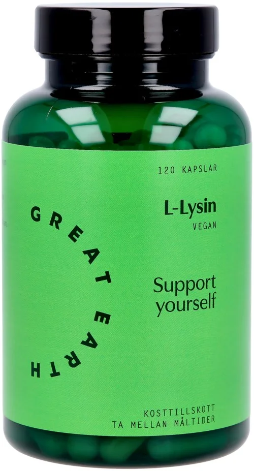 Great Earth L-Lysin 500 mg 120 kap v:4391330 Great Earth L-Lysin 500 mg 120 kap v:4391330