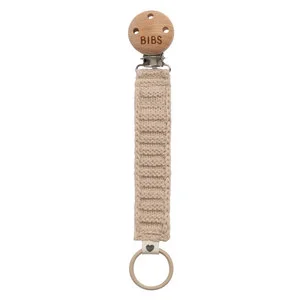 BIBS Pacifier Clip Knitted Vanilla v:1906808 BIBS Pacifier Clip Knitted Vanilla v:1906808