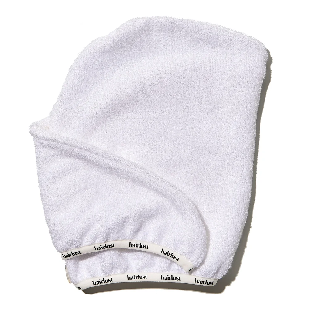 Bamboo Hair Towel Wrap White – Hairlust v:1129315