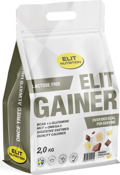 Elit Nutrition ELIT Gainer – lactose free Banana Chocolate 2000 g v:5408828
