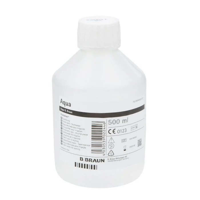 B. Braun Aqua sterilt vann til skylling 500 ml v:7758147