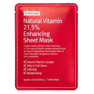 By Wishtrend Natural Vitamin 21.5% Enhancing Sheet Mask 23ml v:4790592
