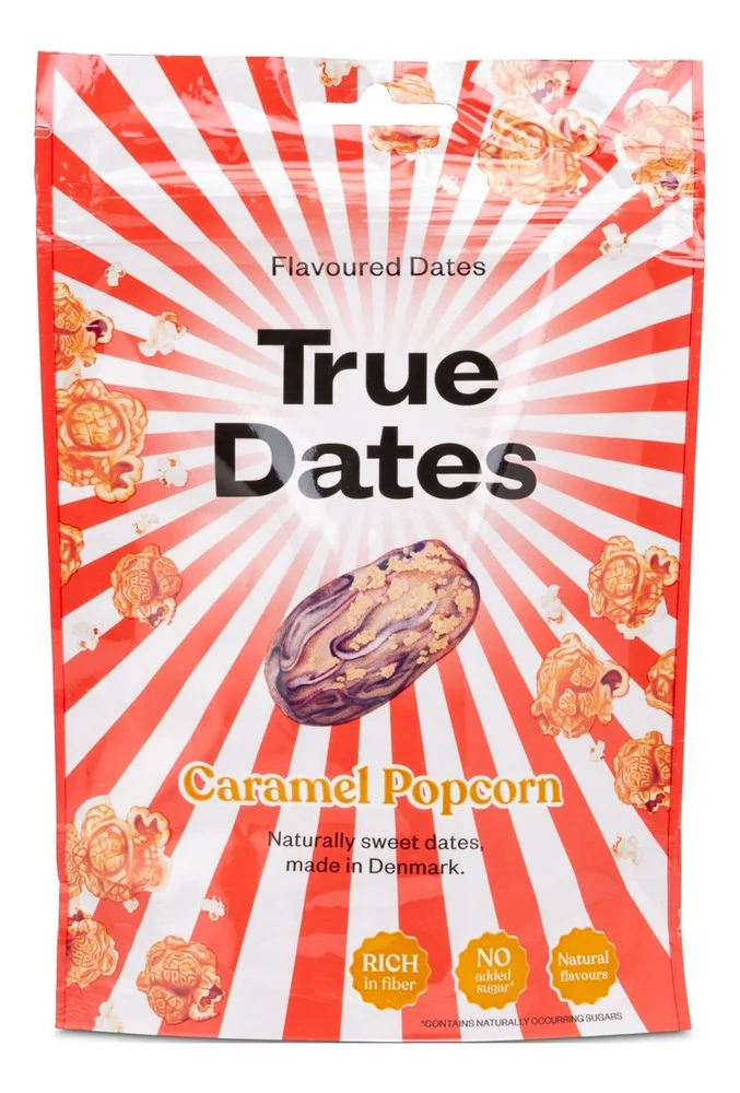 True Dates Caramel Popcorn - 100 g. v:3250370