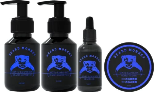 Beard Monkey Mint & raspberry All Beard Kit v:2232356 Beard Monkey Mint & raspberry All Beard Kit v:2232356
