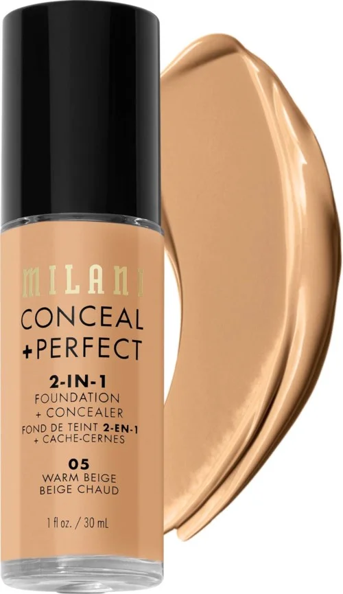 Milani Conceal & Perfect Liquid Foundation Warm Beige v:1673408