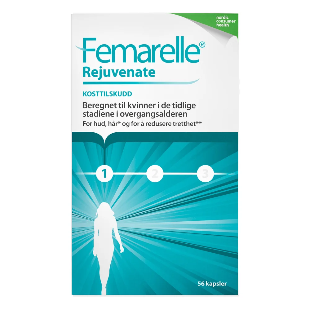 Femarelle Rejuvenate 40+ for kvinner nær overgangsalder v:7530085 Femarelle Rejuvenate 40+ for kvinner nær overgangsalder v:7530085