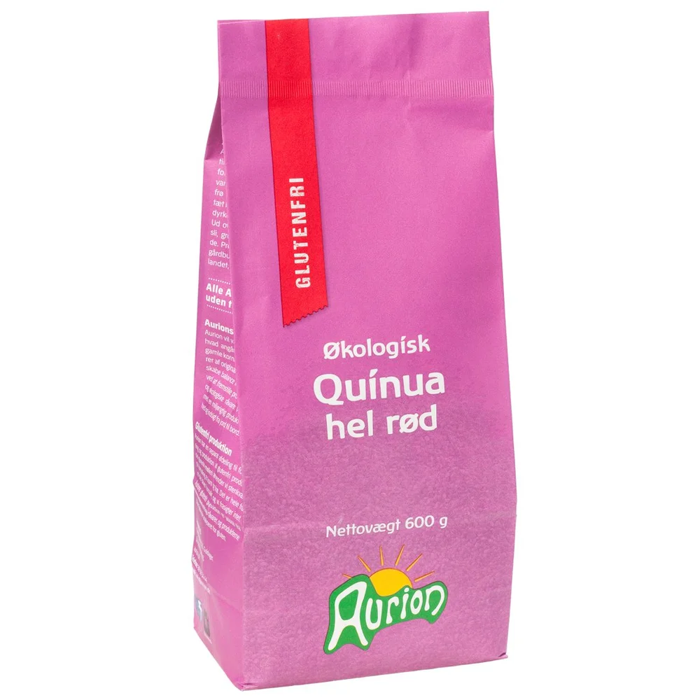 Aurion Rød quinua Ø, Bolivia – 600 g v:3197024