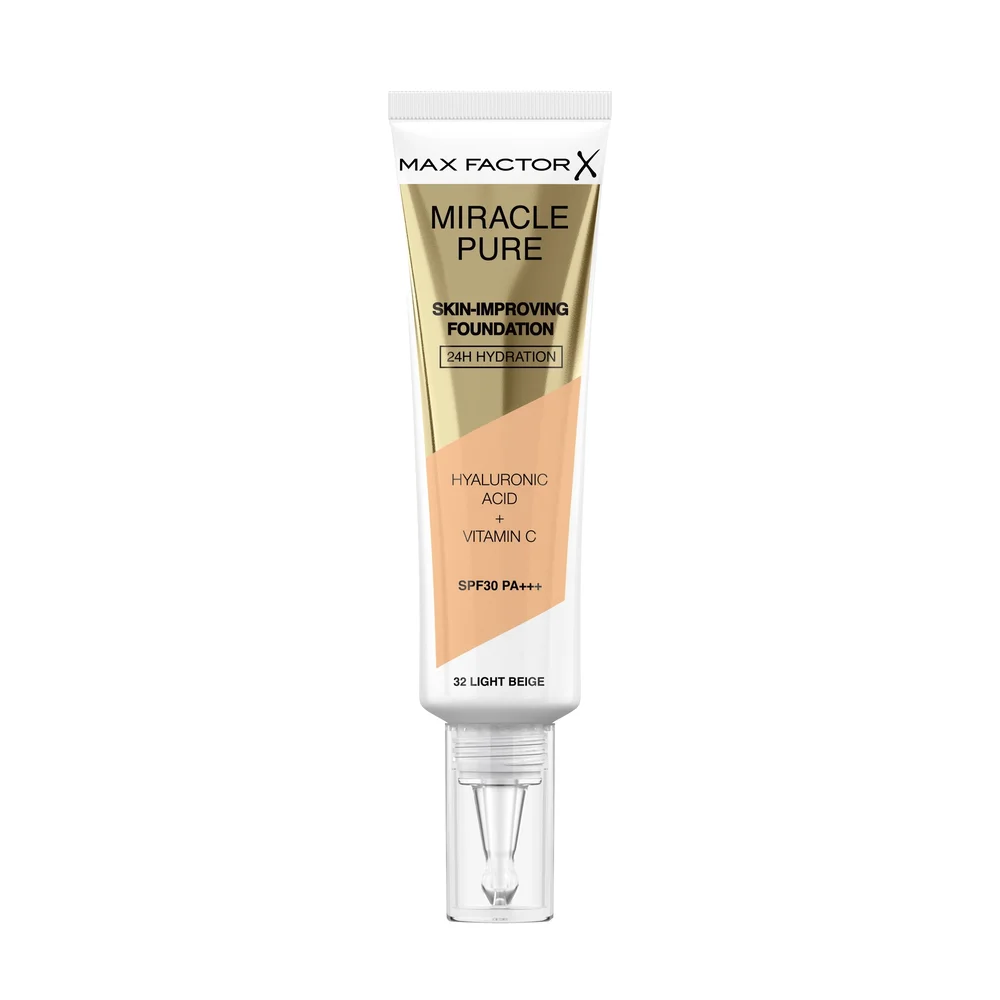 Miracle Pure Skin-Improving Foundation 32 Light Beige - Max Factor v:4808540