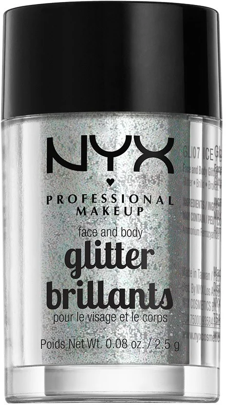 NYX PROFESSIONAL MAKEUP Face & Body Glitter – Ice v:2124126