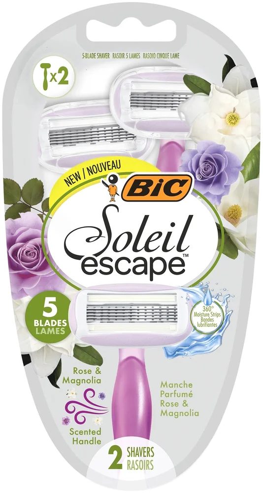 BIC Soleil Escape 5-blads Barberhøvel for Kvinner v:5757708