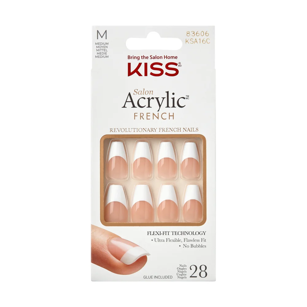 Acrylic French Color – Je T’aime 28 pcs – Kiss v:4980713