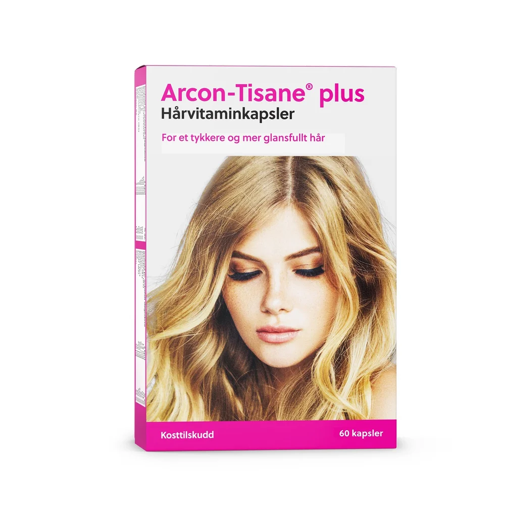 Arcon Tisane Plus 60 Kapsler – For sunt hår v:3104376 Arcon Tisane Plus 60 Kapsler – For sunt hår v:3104376