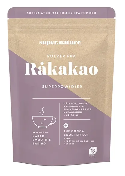 Supernature Råkakao Pulver 150 g v:8648621
