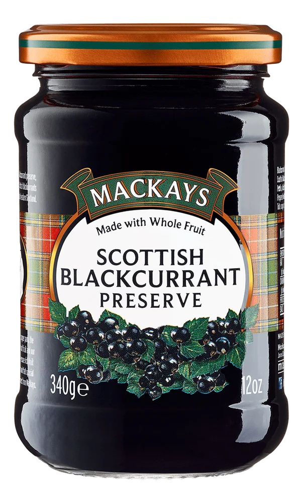 MACKAYS Skotsk Solbærsyltetøy – 340 g. v:4861966 MACKAYS Skotsk Solbærsyltetøy – 340 g. v:4861966