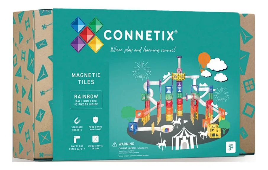 Connetix Ball Run – magnetsett 92 deler – rainbow – 1 stk. v:6696674 Connetix Ball Run – magnetsett 92 deler – rainbow – 1 stk. v:6696674