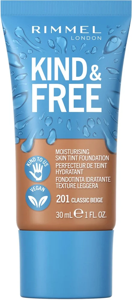 Rimmel Kind & Free Skin Tint Foundation Classic Beige 201 v:6590267 Rimmel Kind & Free Skin Tint Foundation Classic Beige 201 v:6590267