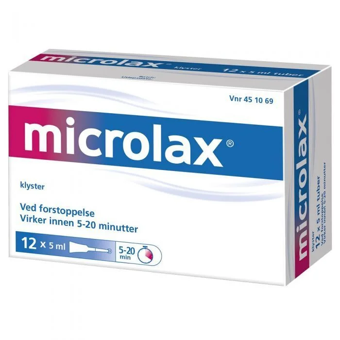 Microlax rektalvæske (klyster) - 12x5ml v:2506664