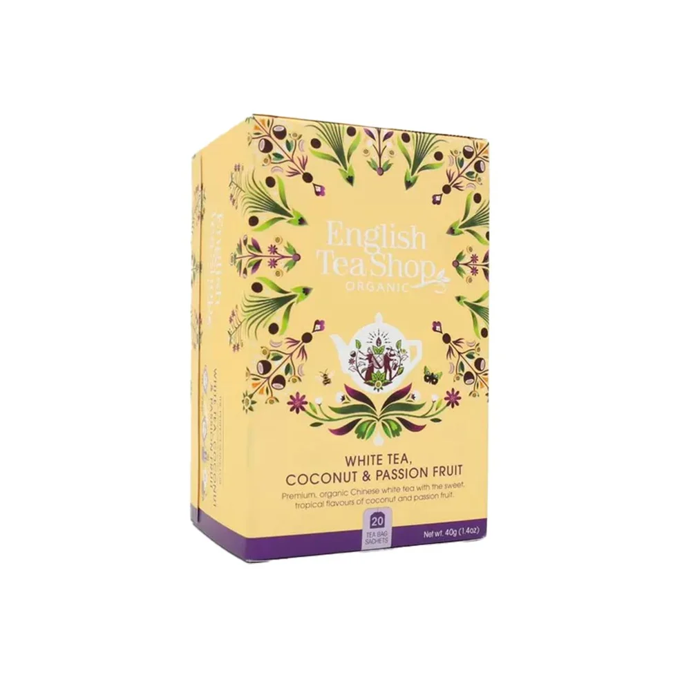 English Tea Shop, White Tea, Coconut & Passion Fruit Ø – 20 breve v:6444913 English Tea Shop, White Tea, Coconut & Passion Fruit Ø – 20 breve v:6444913