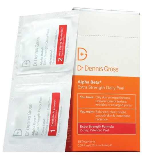 Dr Dennis Gross Alpha Beta® Extra Strength Daily Peel 30 stk v:9178887 Dr Dennis Gross Alpha Beta® Extra Strength Daily Peel 30 stk v:9178887