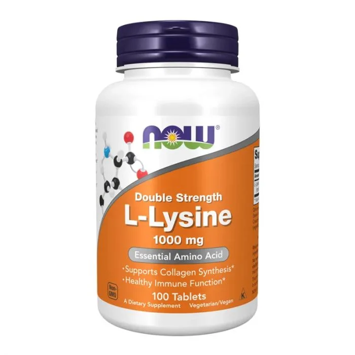 Now L-lysine 1000 mg 100 tabletter v:8487474 Now L-lysine 1000 mg 100 tabletter v:8487474