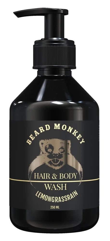 Beard Monkey Hair & body Shampoo Lemongrass 250 ml v:4509238 Beard Monkey Hair & body Shampoo Lemongrass 250 ml v:4509238