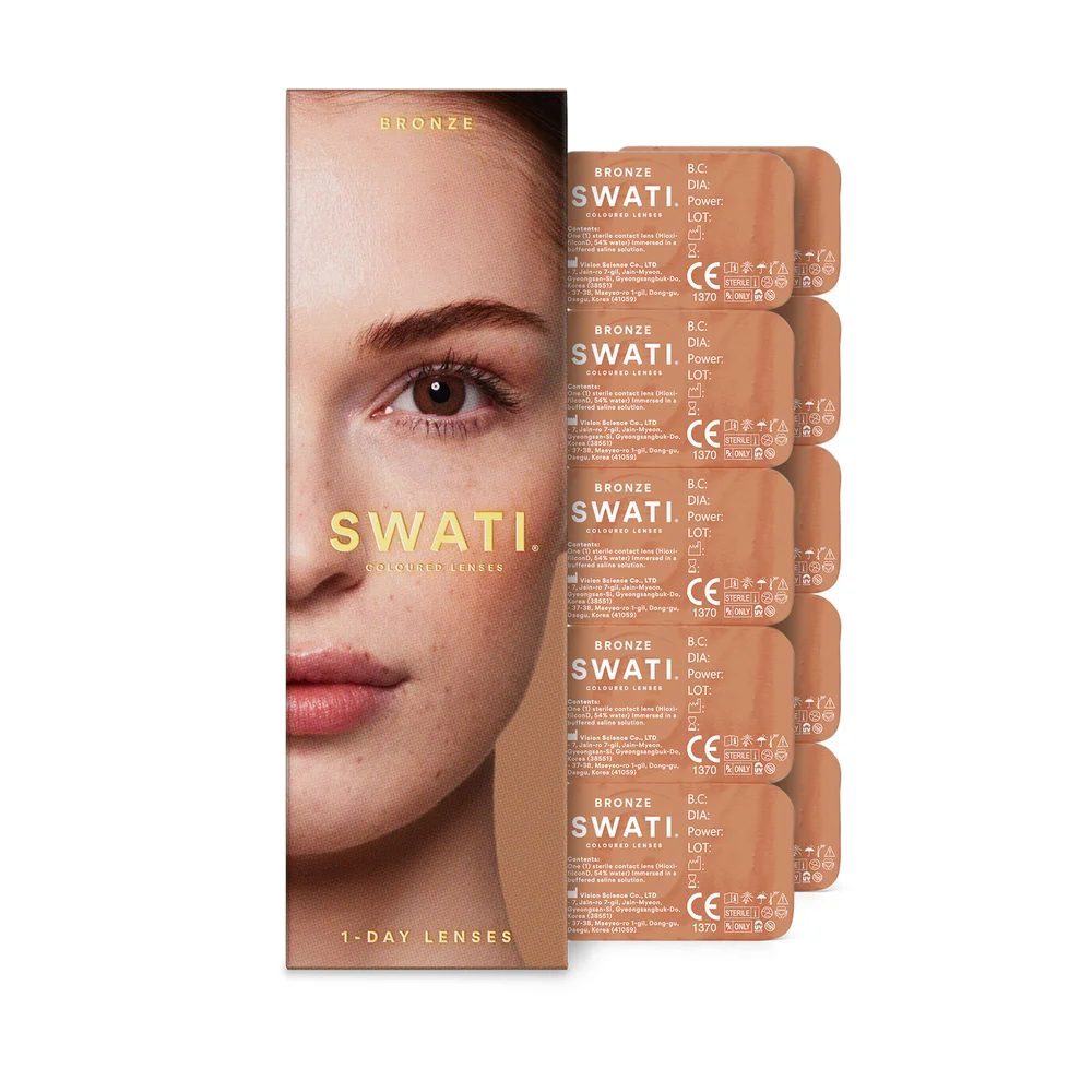 Coloured Lenses Bronze 1-Day Lenses - SWATI Cosmetics v:1996467