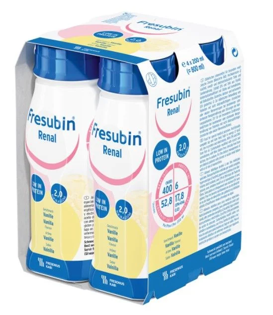 Fresubin Renal Vanilje 4x200ml v:1216562