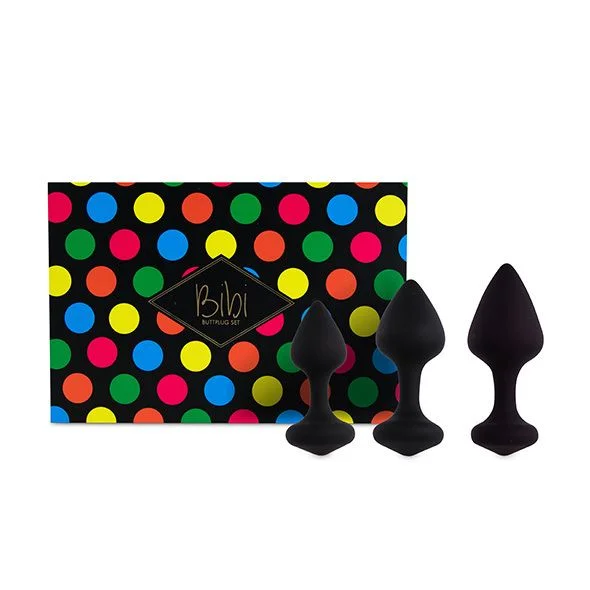 Feelztoys Bibi Butt Plug Set – Black v:4722664 Feelztoys Bibi Butt Plug Set – Black v:4722664